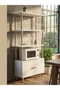 Hanah Home Armario de Cocina Blanco